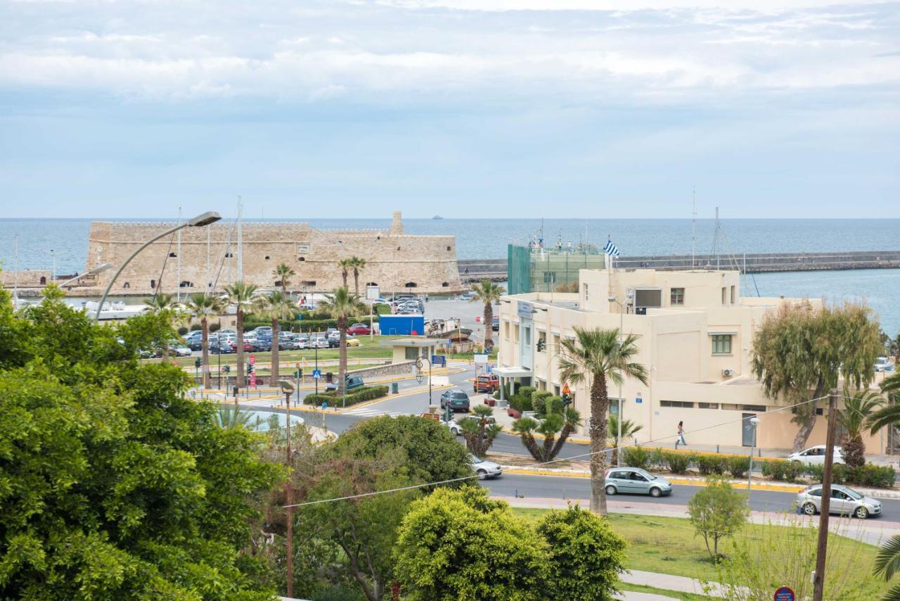 Central Spacious Apt Close To Port-Sites W/View 2 Heraklion  ภายนอก รูปภาพ