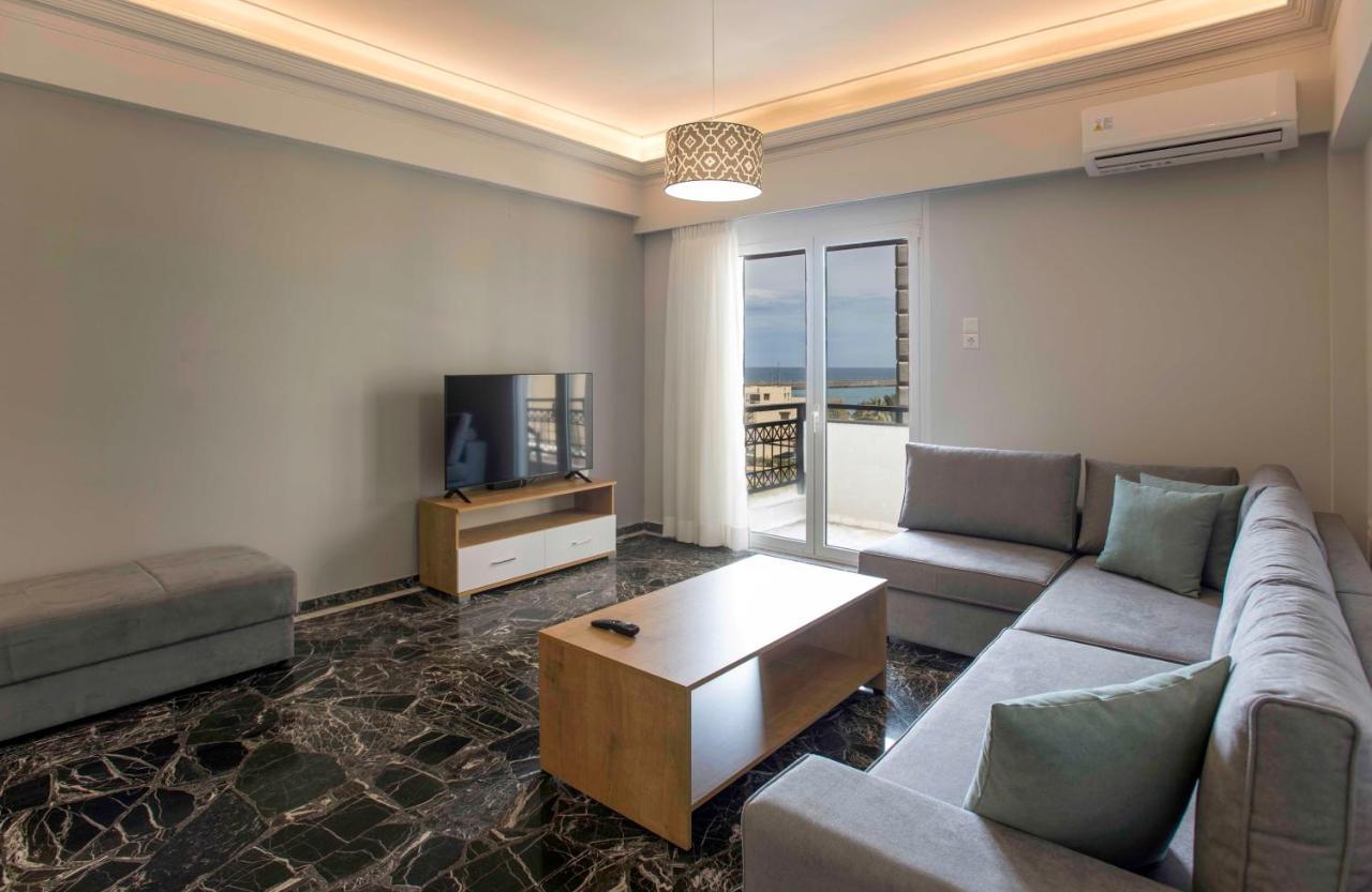 Central Spacious Apt Close To Port-Sites W/View 2 Heraklion  ภายนอก รูปภาพ